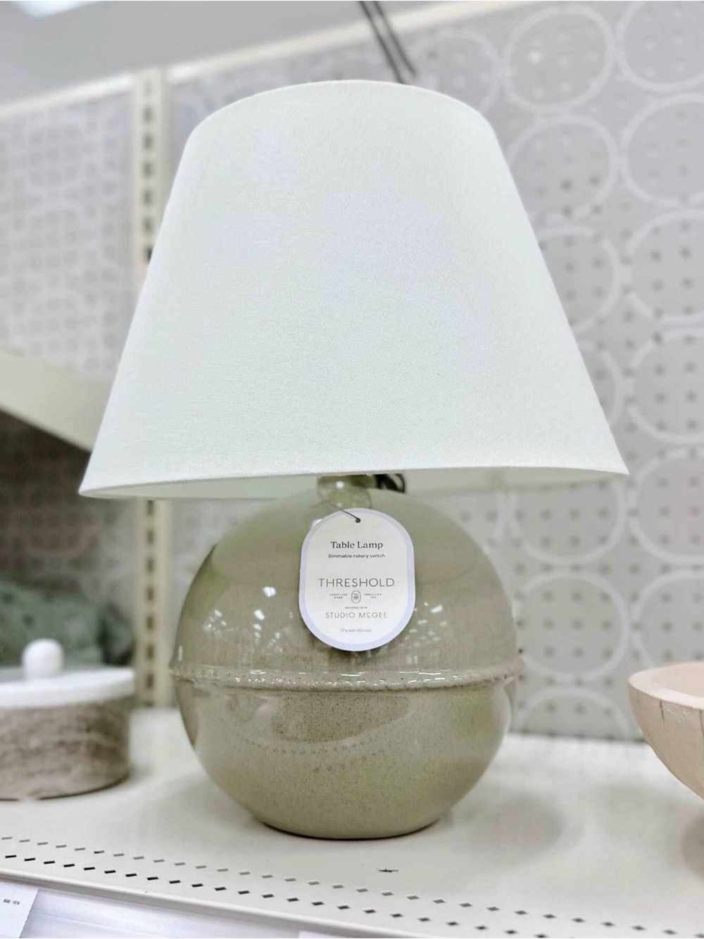 Medium Ceramic Table Lamp Green - Threshold designed with Studio McGee